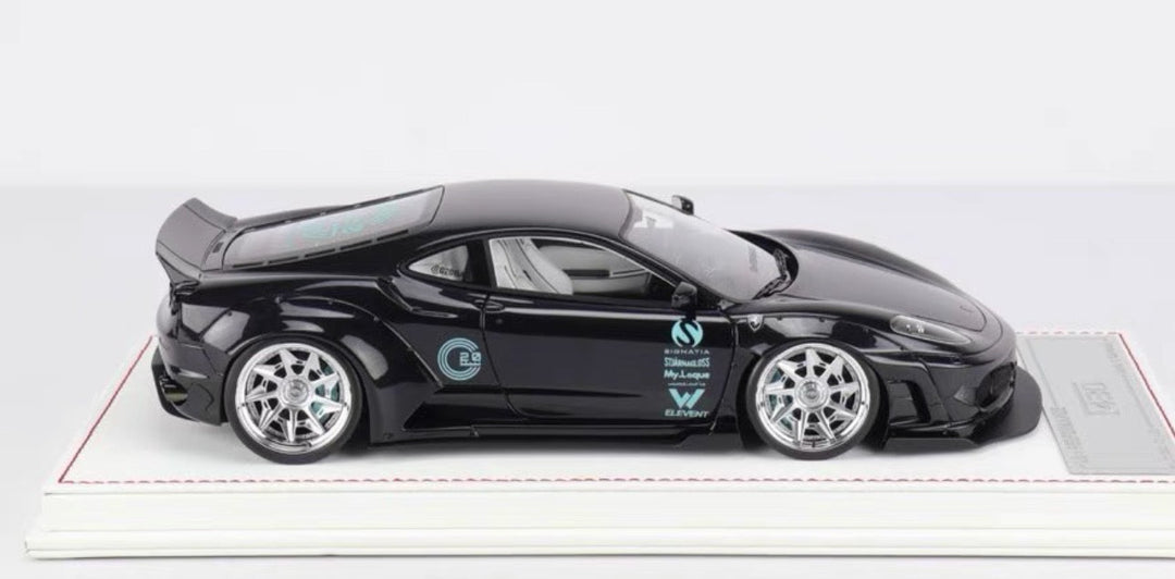 Ferrari F430 LBWK (Black) [Davis & Giovanni] 1/18 scale