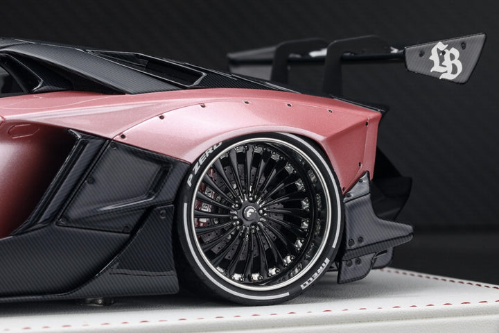Lamborghini Aventador 2.0 Roadster LBWK (Matte Pink)[Davis & Giovanni]1:18 scale
