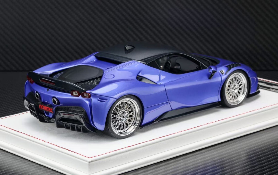 Ferrari SF90 Stradale NOVITEC (Metallic Blue) [Davis & Giovanni] 1:18 scale