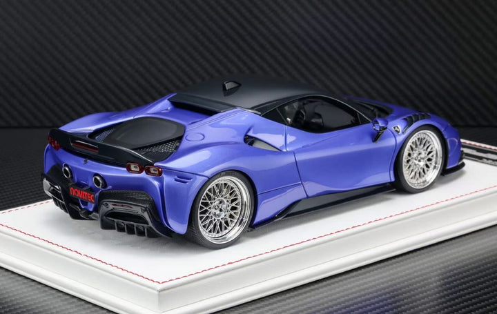 Ferrari SF90 Stradale NOVITEC (Metallic Blue) [Davis & Giovanni] 1:18 scale