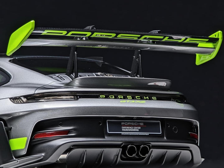 Porsche 911 GT3 RS (Silver/ Neon Green) [Davis & Giovanni] 1/18 scale