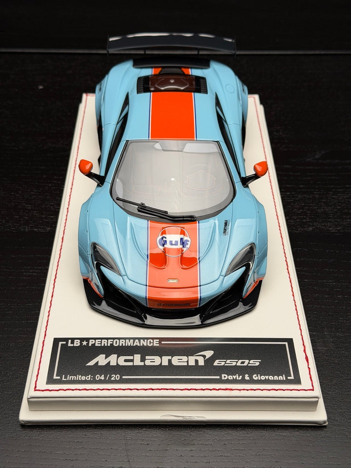 McLaren 650S LBWK (Gulf Livery) [Davis & Giovanni] 1/18 scale
