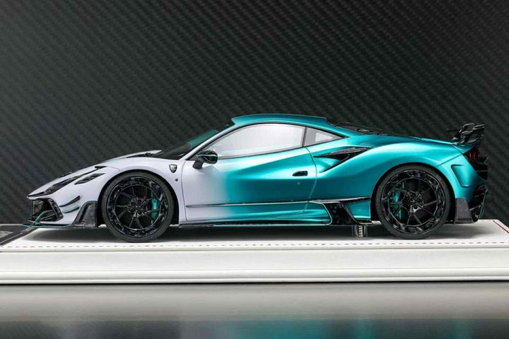 Ferrari F8XX Mansory (Gray/ Blue Fade) [Davis & Giovanni] 1:18 scale