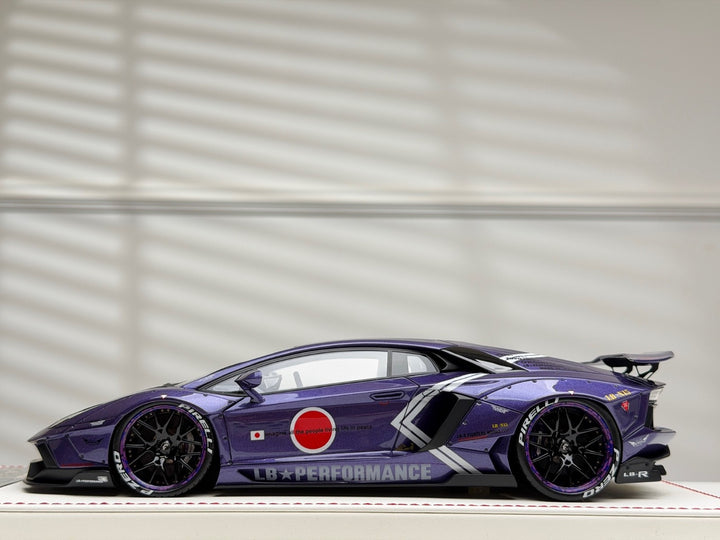 Lamborghini Aventador LBWK (Purple Zero Fighter) [Davis & Giovanni] 1/18 scale