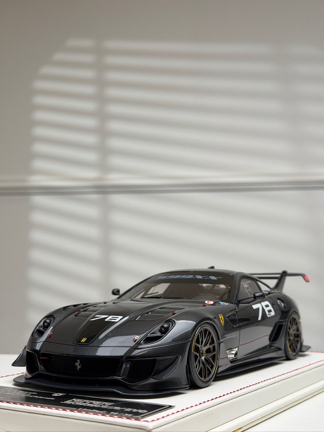 Ferrari 599XX EVO (Metallic Dark Gray) [Davis & Giovanni] 1/18 scale