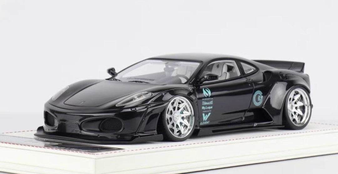 Ferrari F430 LBWK (Black) [Davis & Giovanni] 1/18 scale
