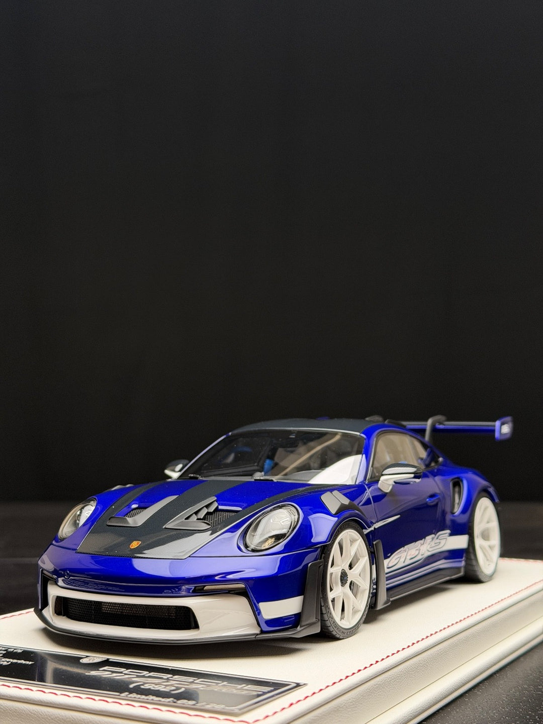 Porsche 911 GT3 RS (Blue/ White) [Davis & Giovanni] 1:18 scale