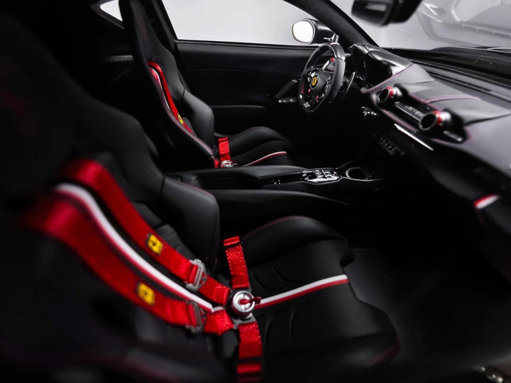 Ferrari 812 Competizione (Matte Black w/ stripe) [Davis & Giovanni] 1:18 scale