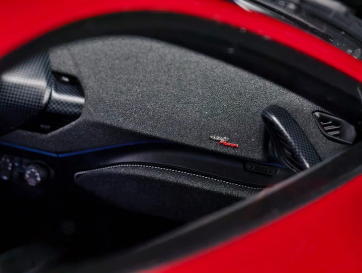 Ferrari 488 Pista (Rosso Magma, Blue/ White Stripe)[Davis & Giovanni] 1:12 scale