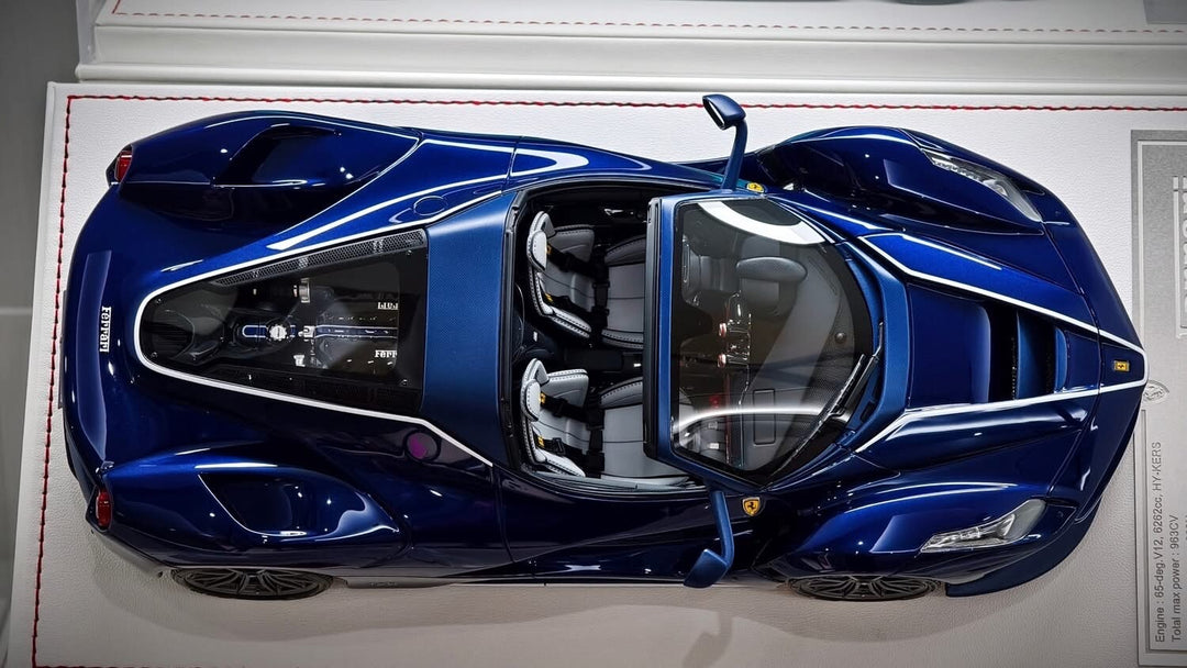 Ferrari LaFerrari Aperta (Metallic Blue) [Davis & Giovanni] 1:18 scale