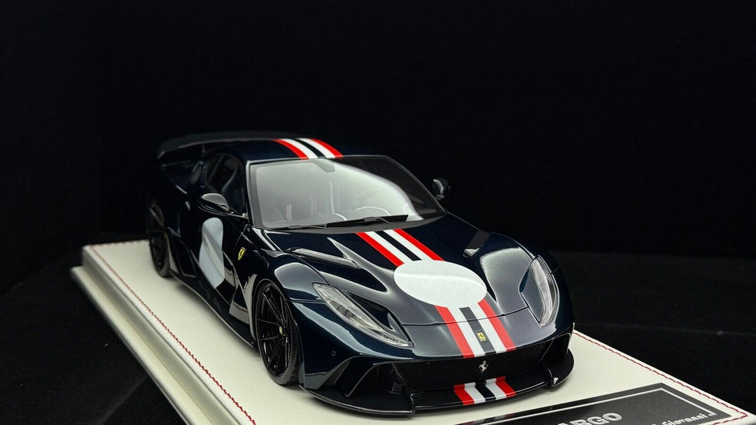 Ferrari 812 N-LARGO NOVITEC (Metallic Blue)[Davis & Giovanni] 1/18 scale- 1 OF 1