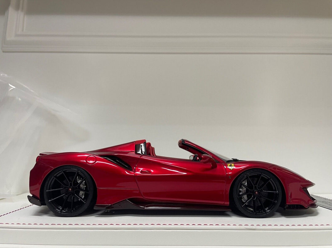 Ferrari 488 Pista Spider NOVITEC (Candy Red) [Davis & Giovanni] 1/18 scale