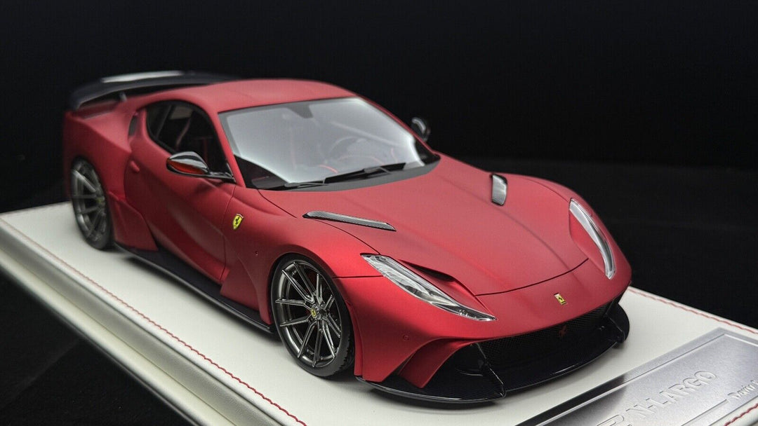Ferrari 812 N-LARGO NOVITEC (Matt Chrome Red)[Davis & Giovanni]1:18 scale 1 OF 1