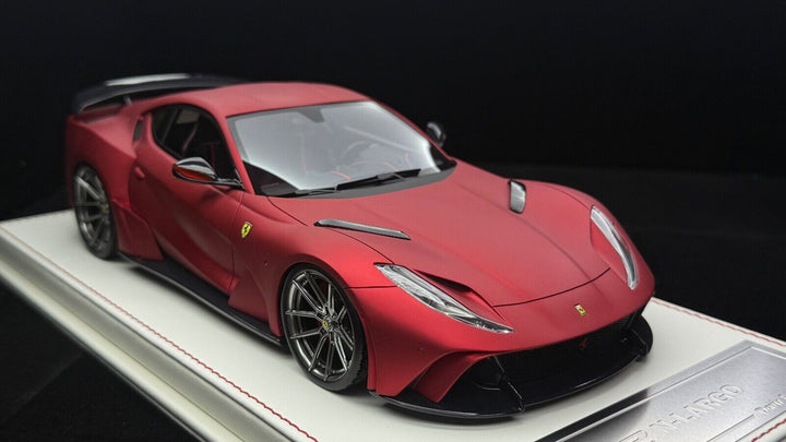 Ferrari 812 N-LARGO NOVITEC (Matt Chrome Red)[Davis & Giovanni]1:18 scale 1 OF 1