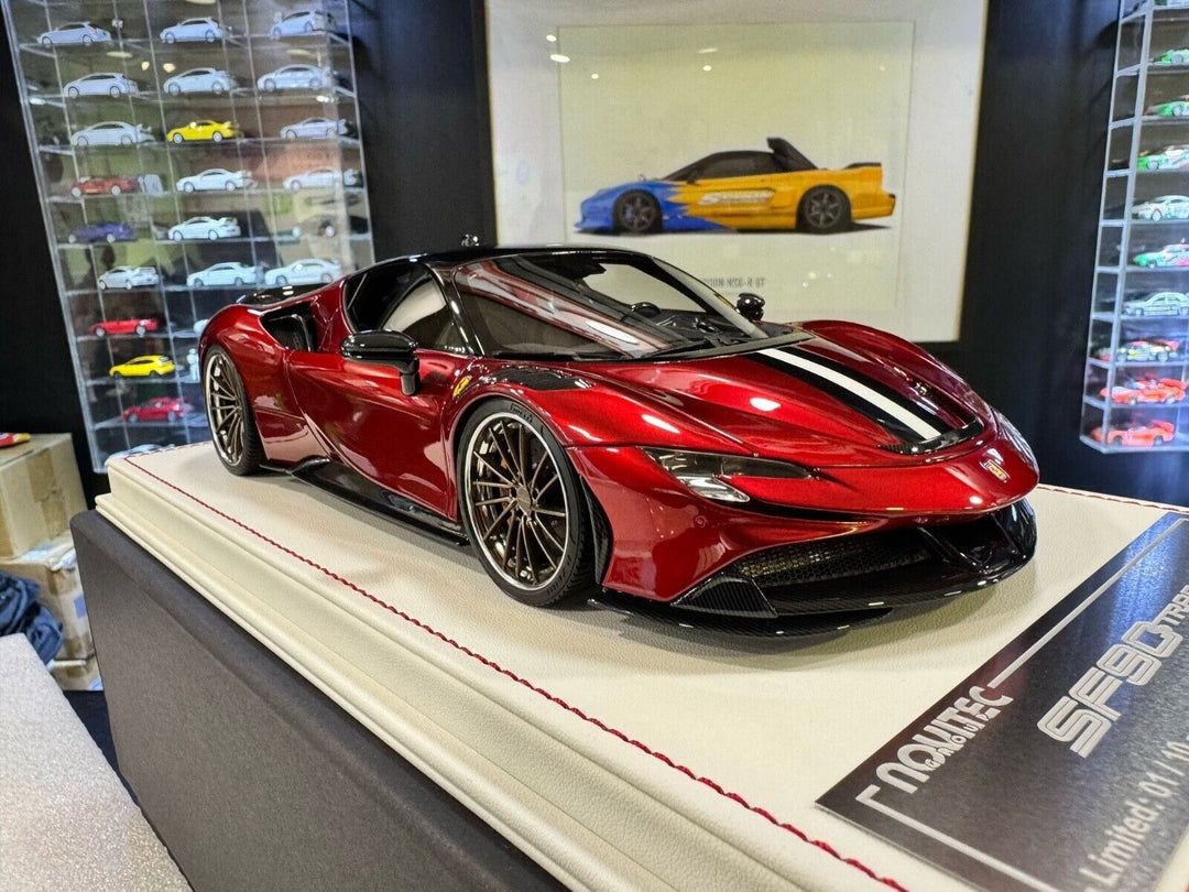 Ferrari SF90 Stradale NOVITEC (Candy Red) [Davis & Giovanni] 1:18 scale