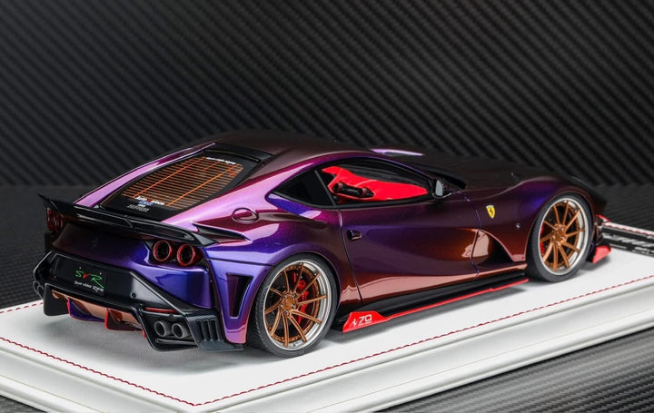 Ferrari 812 SuperfastSVR (Chameleon Purple) [Davis & Giovanni] 1:18 scale