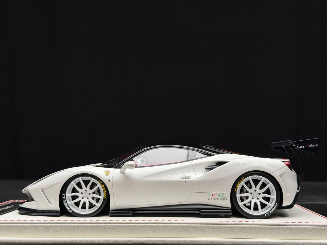 Ferrari 488 GTB SVR (White) [Davis & Giovanni] 1:18 scale - 1 OF 1