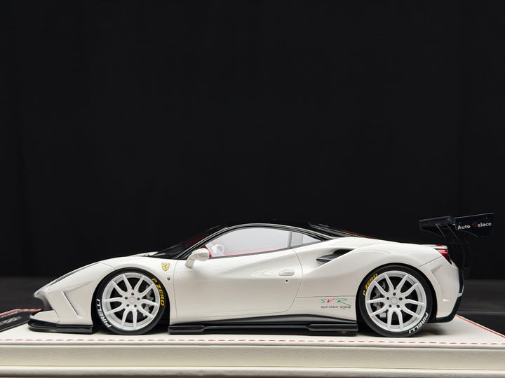 Ferrari 488 GTB SVR (White) [Davis & Giovanni] 1:18 scale - 1 OF 1