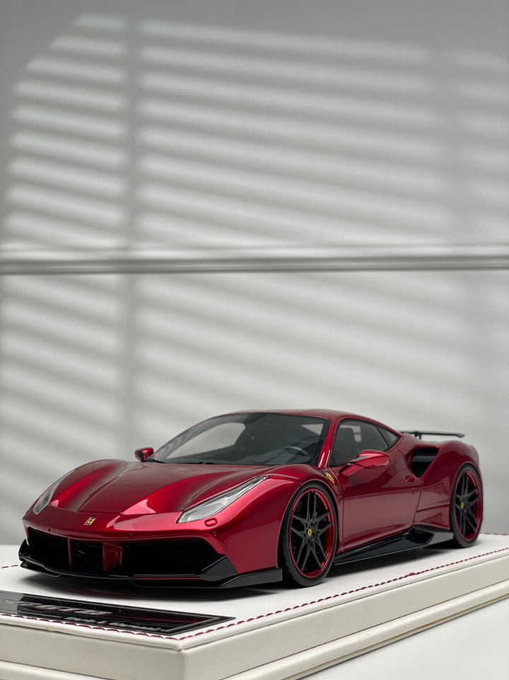 Ferrari 488 GTB NOVITEC (Candy Red) [Davis & Giovanni] 1/18 scale