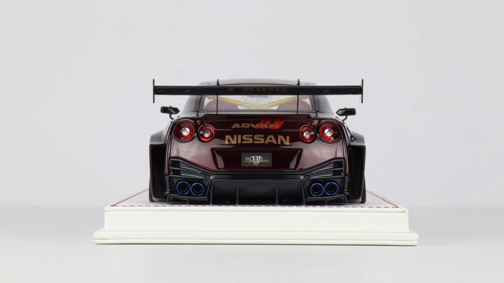 Nissan R35 GT-RR LBWK (Wine Red) [Davis & Giovanni] 1/18 scale