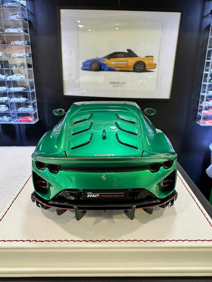 Ferrari 812 Competizione (Metallic Green) [Davis & Giovanni] 1:18 scale