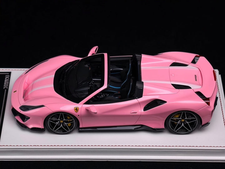 Ferrari 488 Pista Spider NOVITEC (Pink) [Davis & Giovanni] 1:18 scale