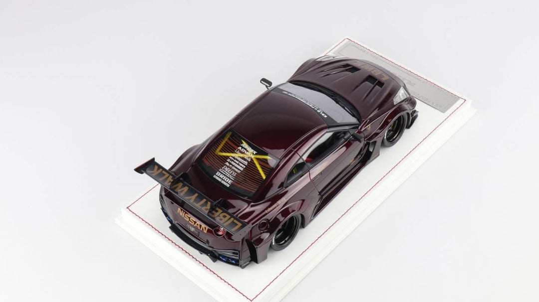 Nissan R35 GT-RR LBWK (Wine Red) [Davis & Giovanni] 1/18 scale