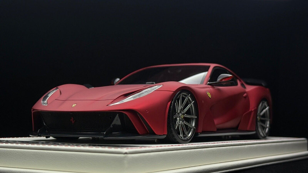 Ferrari 812 N-LARGO NOVITEC (Matt Chrome Red)[Davis & Giovanni]1:18 scale 1 OF 1