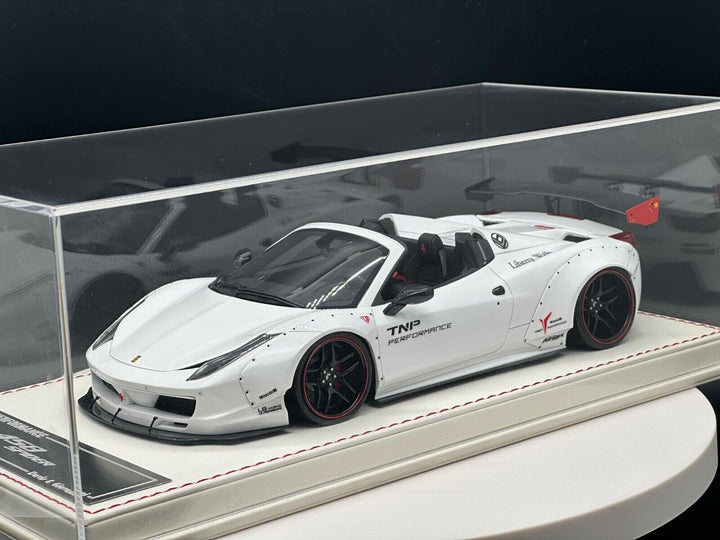 Ferrari 458 Spider LBWK (White) [Davis & Giovanni] 1:18 scale