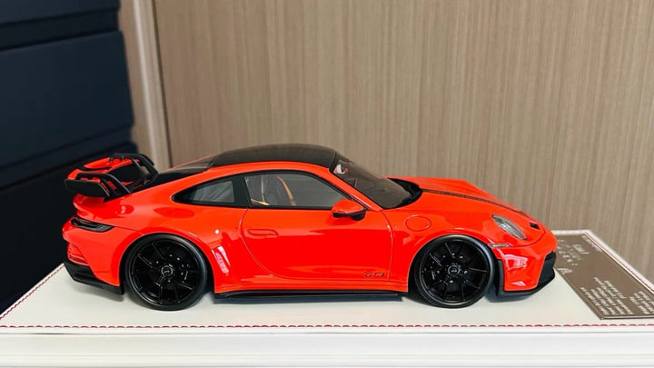 Porsche 911 GT3 (Red/ Black stripe) [Davis & Giovanni] 1/18 scale