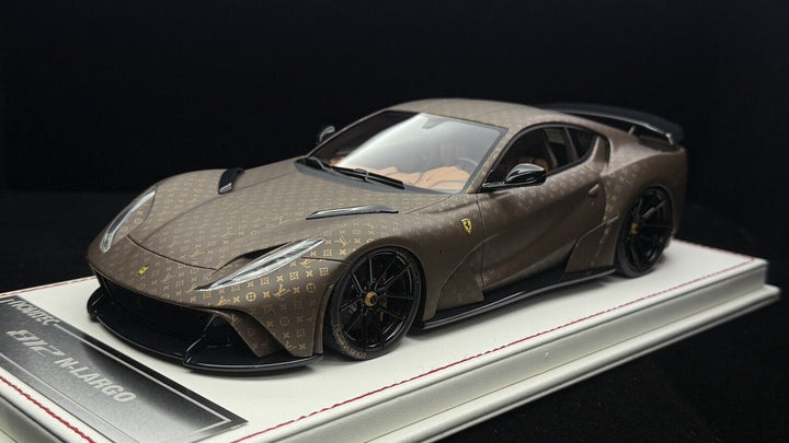 Ferrari 812 N-LARGO NOVITEC LV (Louis Vuitton ) [Davis & Giovanni] Brown 1/18