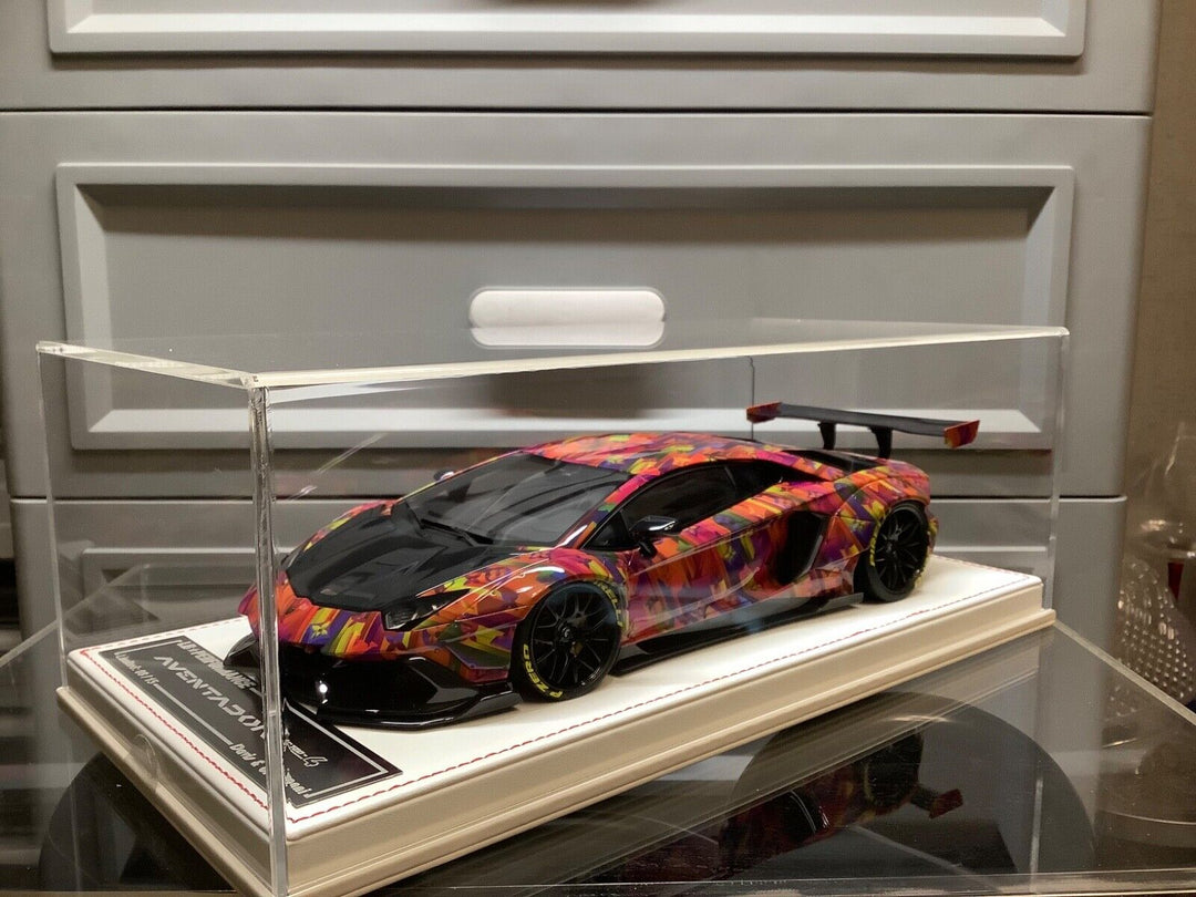 Lamborghini Aventador LP750-4 LBWK (LV Tricolor) [Davis & Giovanni] 1/18 scale