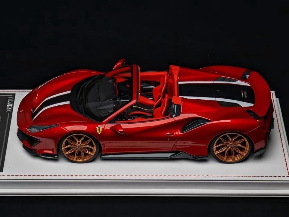 Ferrari 488 Pista Spider NOVITEC (Candy Red) [Davis & Giovanni] 1/18 scale