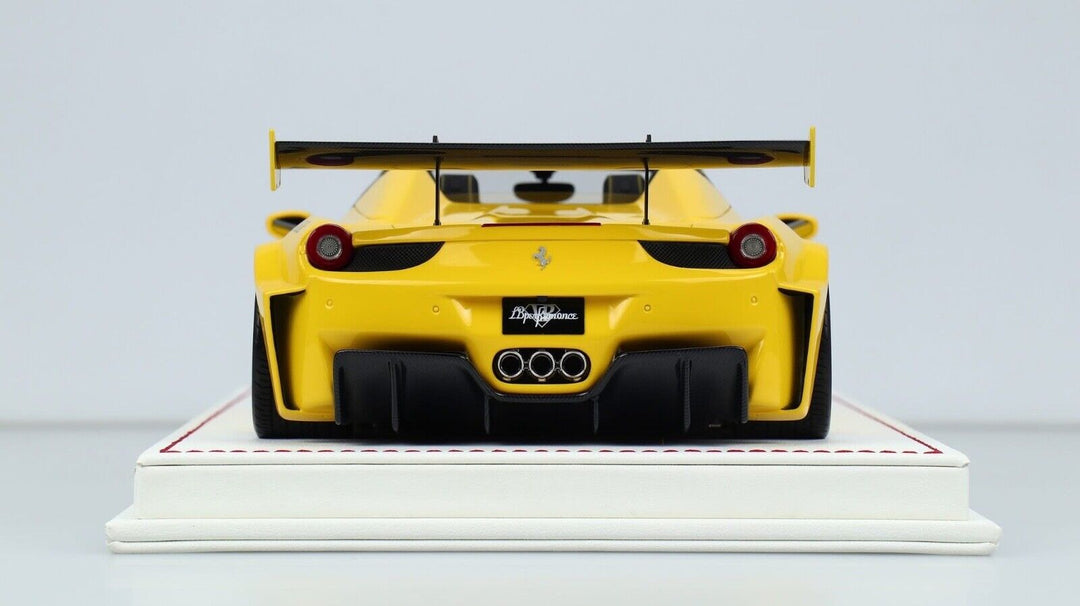 Ferrari 458 Spider GT LBWK (Yellow) [Davis & Giovanni] 1/18 scale