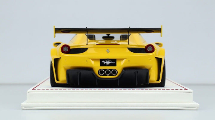 Ferrari 458 Spider GT LBWK (Yellow) [Davis & Giovanni] 1/18 scale