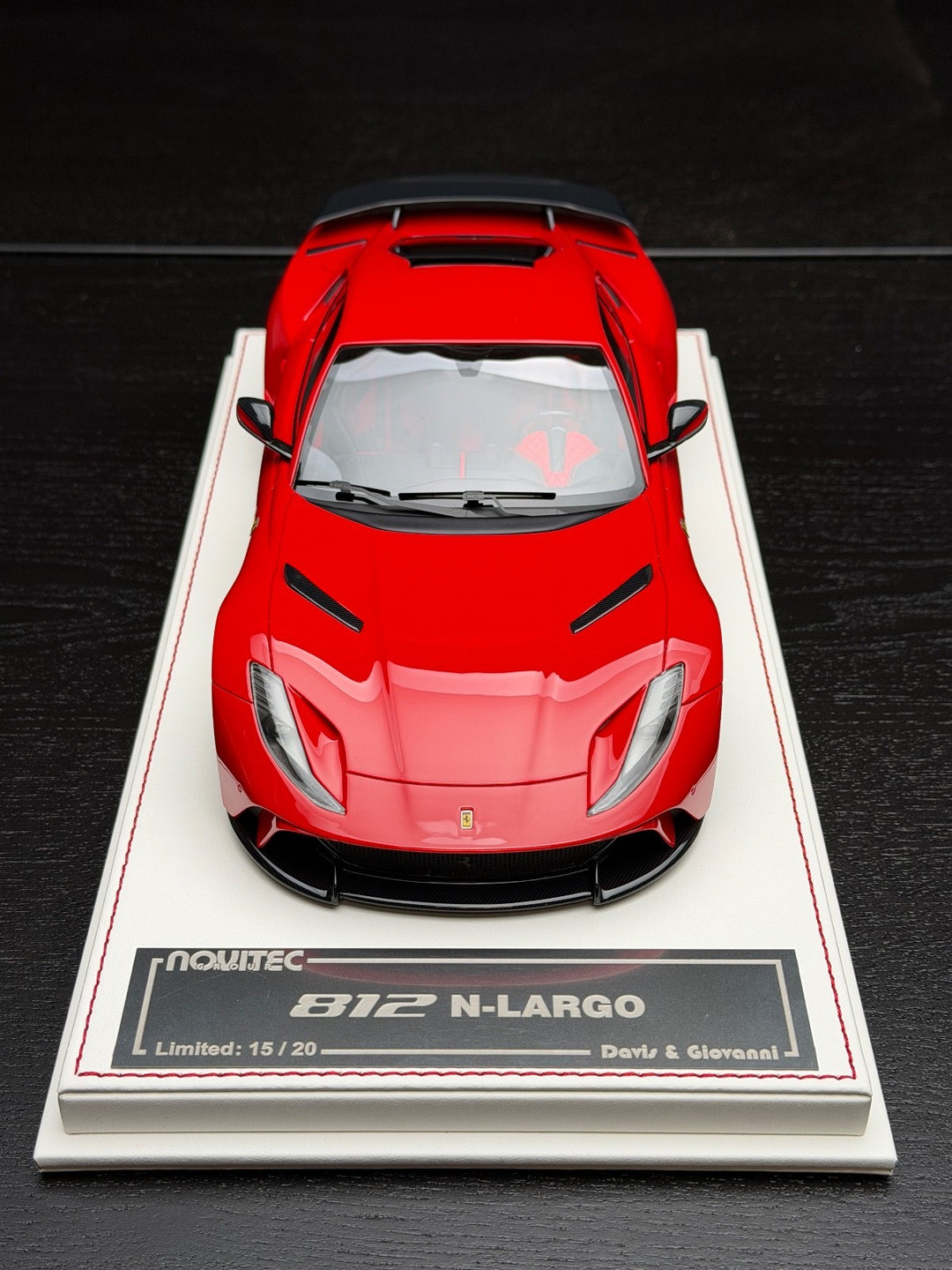 Ferrari 812 N-LARGO NOVITEC (Rosso Corsa) [Davis & Giovanni] 1:18 scale
