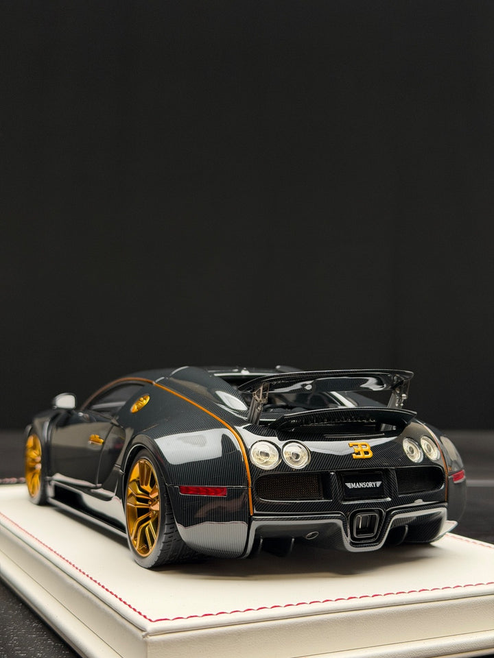 Bugatti Veyron Mansory "Vincero" (Carbon/ Gold) [Davis & Giovanni] 1/18 scale