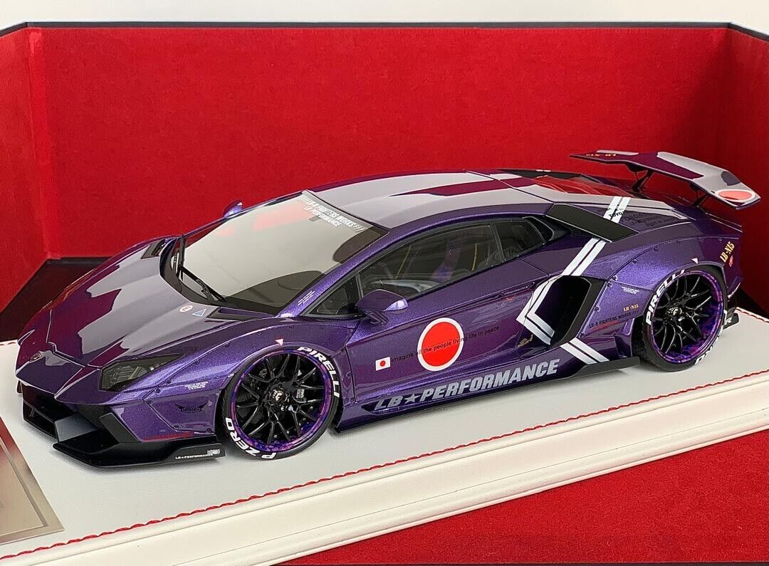 Lamborghini Aventador LBWK (Purple Zero Fighter) [Davis & Giovanni] 1/18 scale
