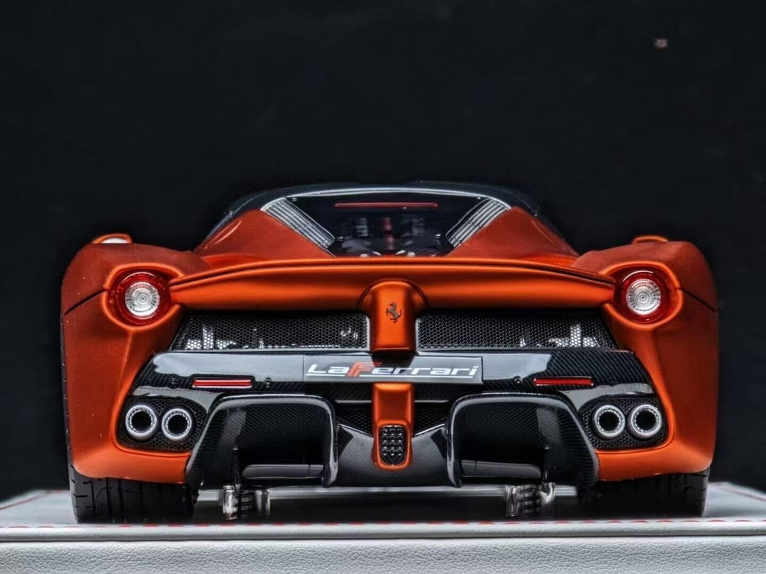Ferrari LaFerrari (Matt Chrome Orange/ Carbon) [Davis & Giovanni] 1/18 scale