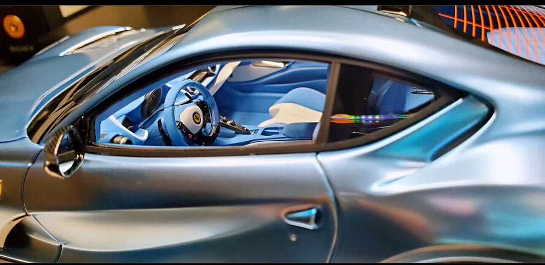 Ferrari 812 Superfast NOVITEC (Chrome Ice Blue) [Davis & Giovanni] 1/18 scale