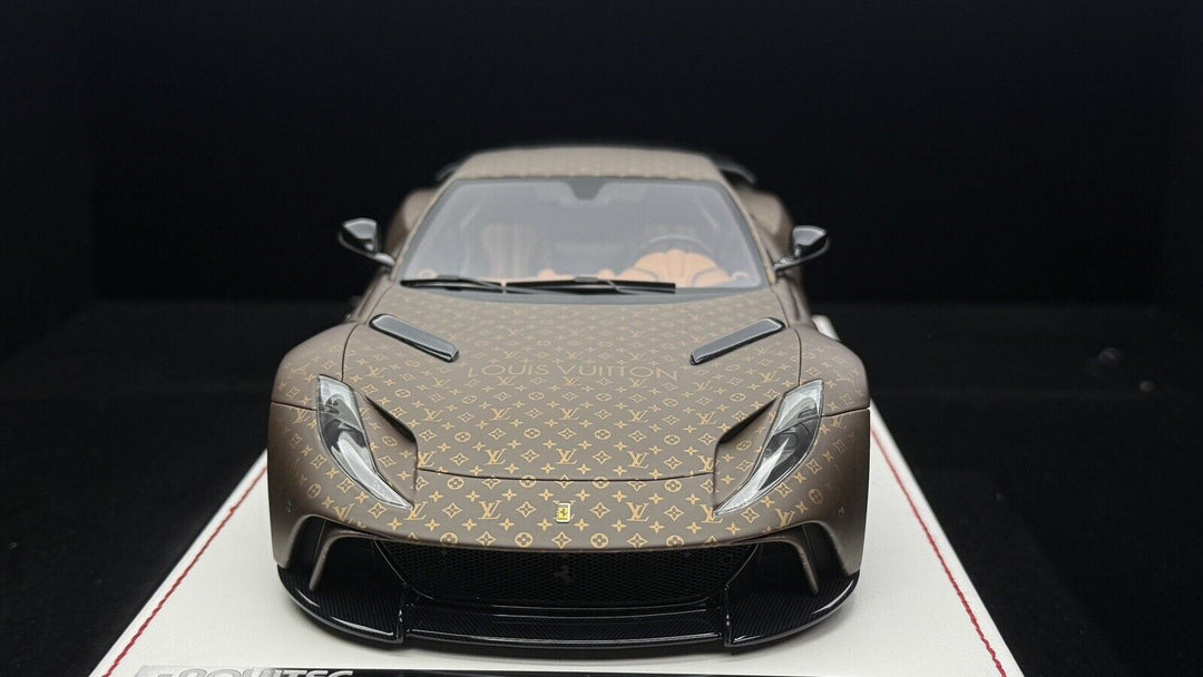 Ferrari 812 N-LARGO NOVITEC LV (Louis Vuitton ) [Davis & Giovanni] Brown 1/18