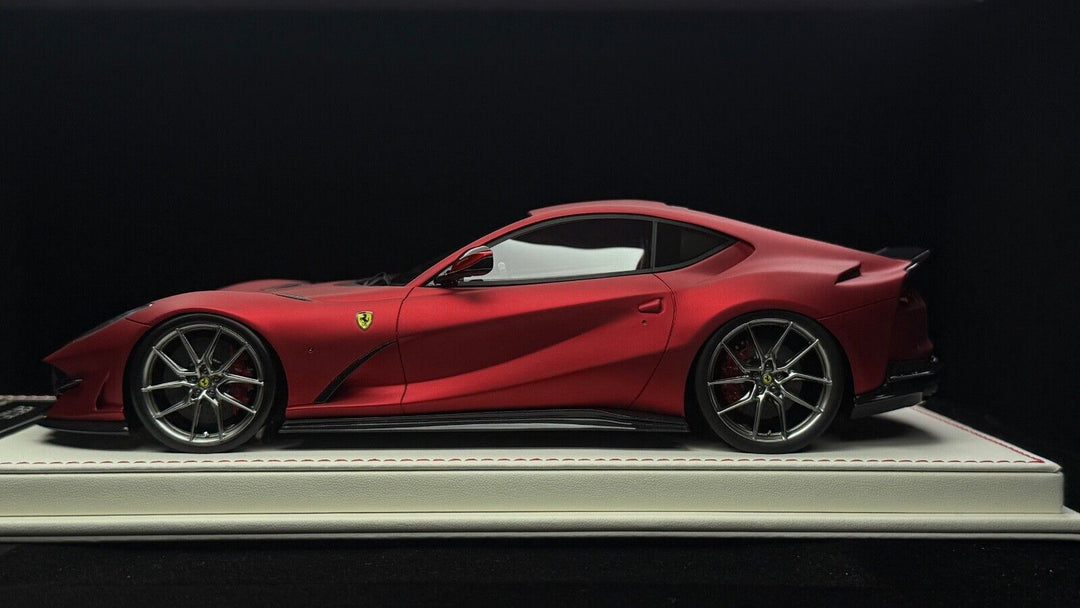 Ferrari 812 Superfast NOVITEC Matt Chrome Red[Davis & Giovanni]1:18 scale 1 OF 1
