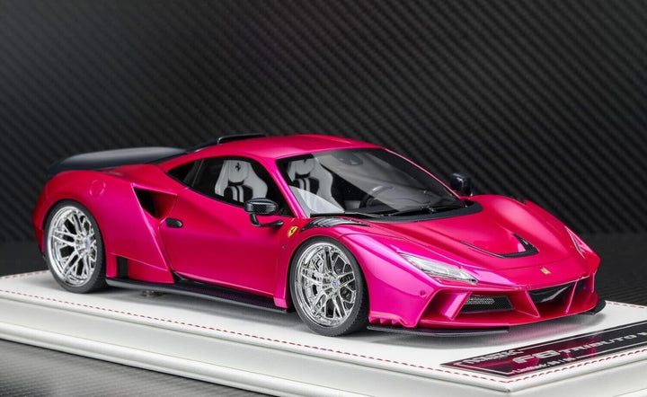 Ferrari F8 Tributo N-LARGO NOVITEC (Flash Pink) [Davis & Giovanni] 1:18 scale