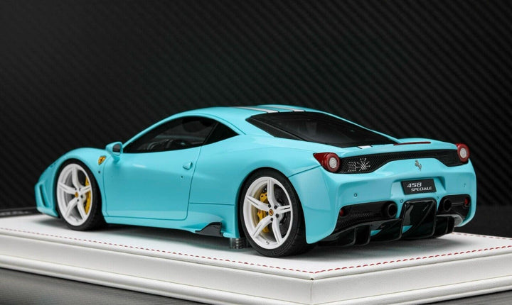 Ferrari 458 Speciale (Baby Blue) [Davis & Giovanni] 1/18 scale