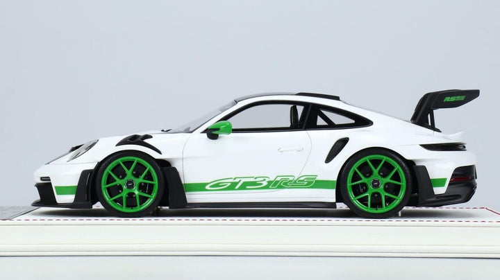 Porsche 911 GT3RS (White/ Green) [Davis & Giovanni] 1:18 scale