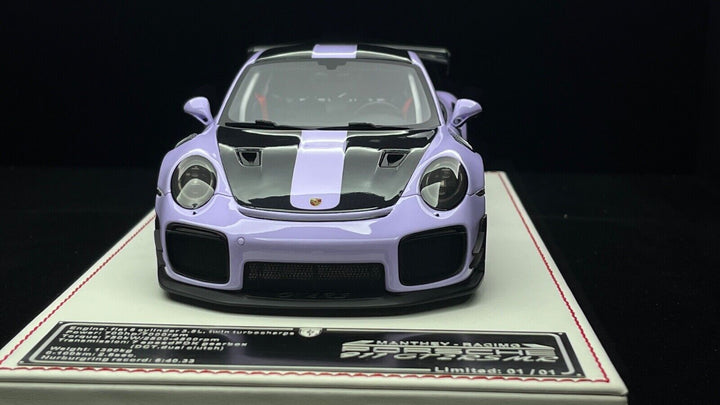 Porsche 911 GT2RS MR (Light Purple) [Davis & Giovanni] 1/18 scale - 1 OF 1
