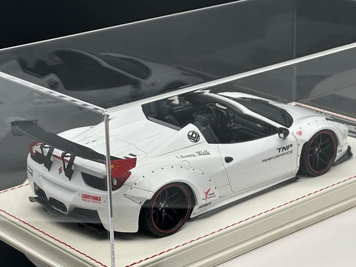 Ferrari 458 Spider LBWK (White) [Davis & Giovanni] 1:18 scale