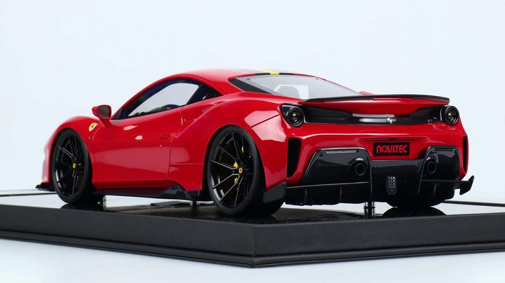 Ferrari 488 Pista NOVITEC (Rosso Corsa) [Davis & Giovanni] 1:12 scale