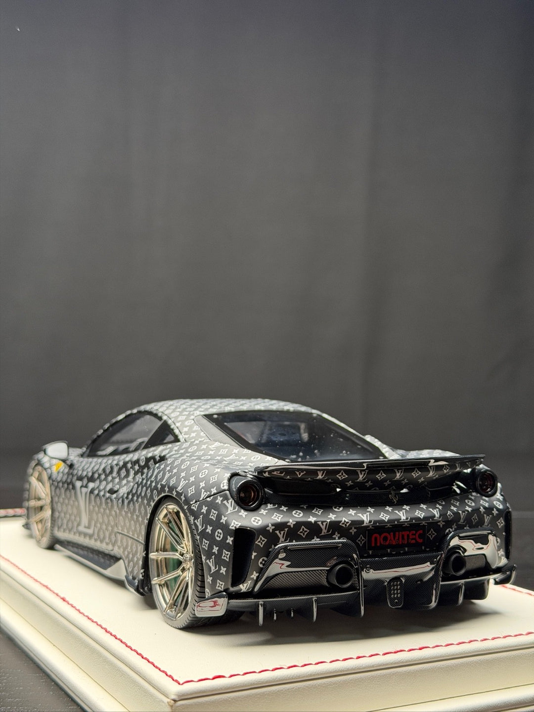 Ferrari 488 Pista NOVITEC (LV Monogram) [Davis & Giovanni] 1:18 scale - 1 OF 1