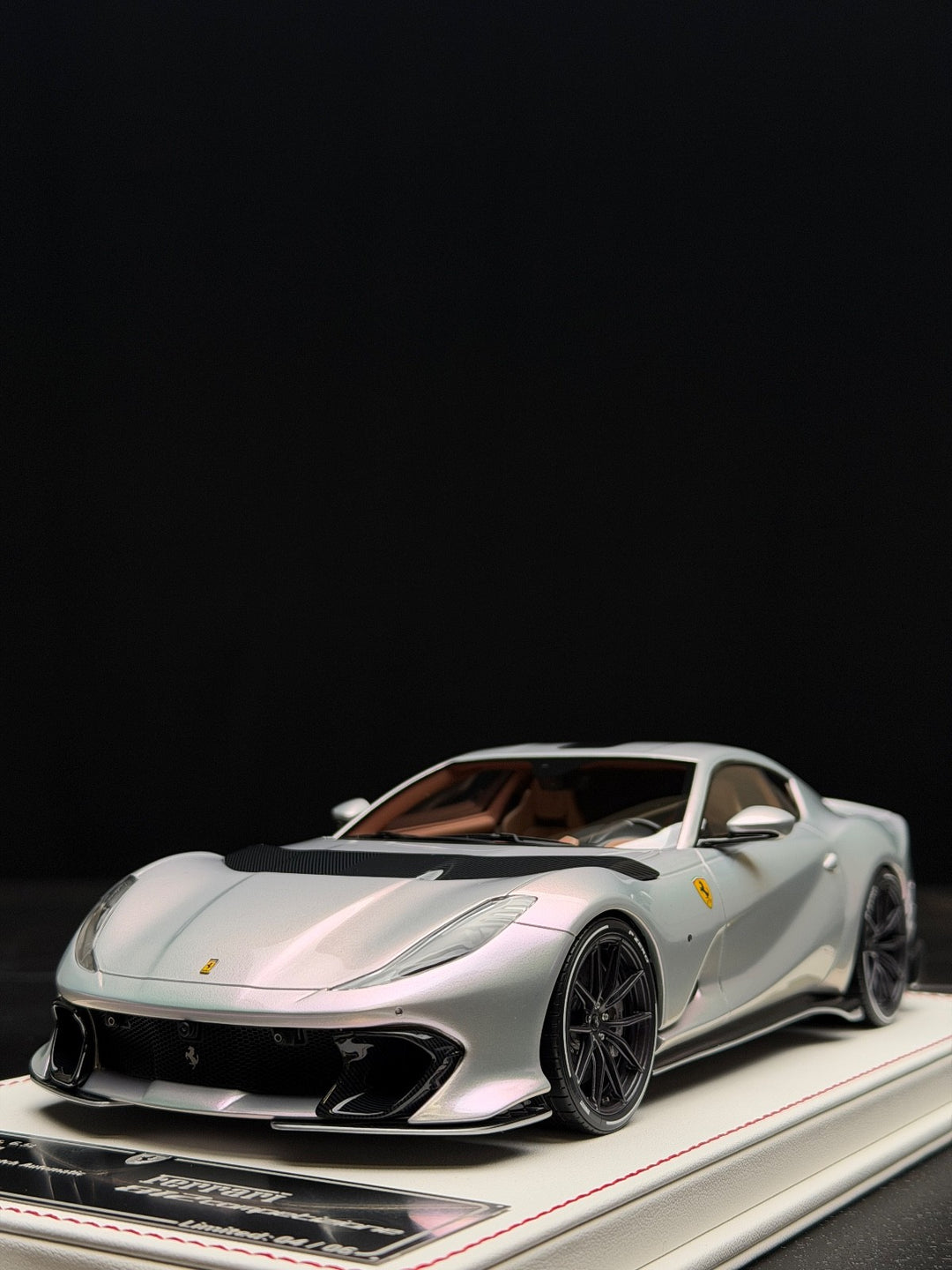 Ferrari 812 Competizione (Fantasy Silver) [Davis & Giovanni] 1:18 scale